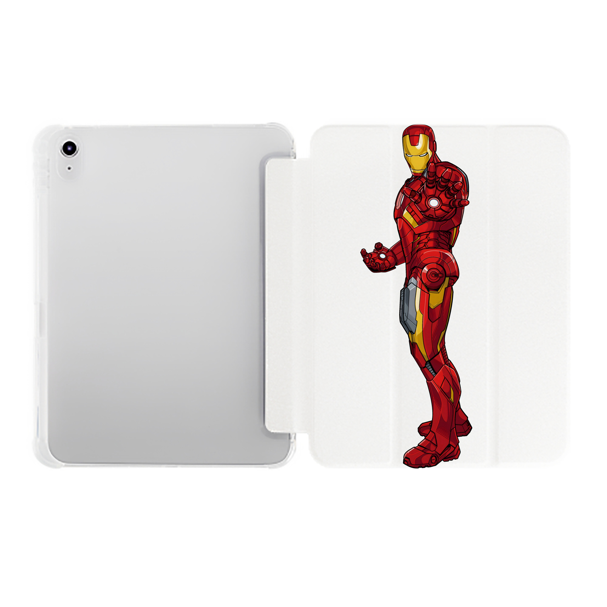 （画像用） アベンジャーズ The Avengers IPad ケース ペン収納付き 三つ折りスタンド PUレザー×シリコン 対応機種9.5/10.5/10.9インチ
